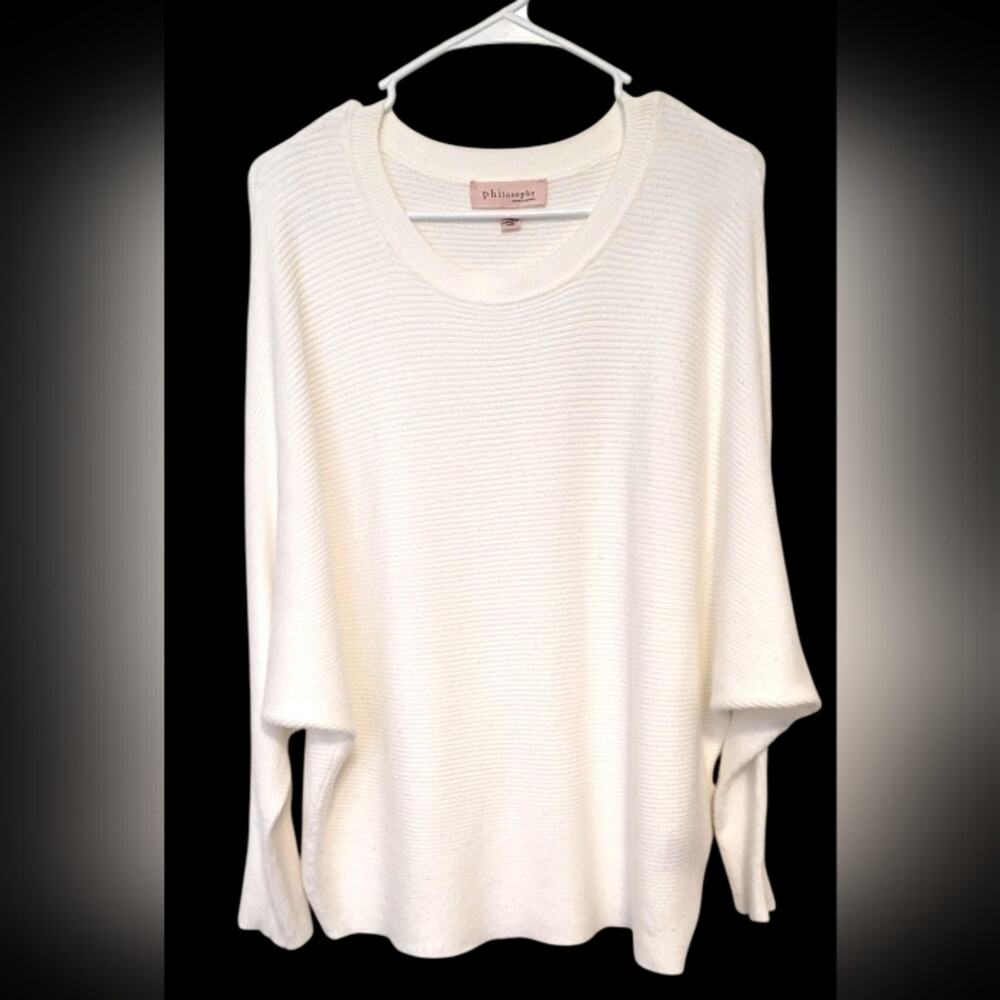 Philosophy Republic Clothing Women’s Ribbed Dolman Sleeve Sweater